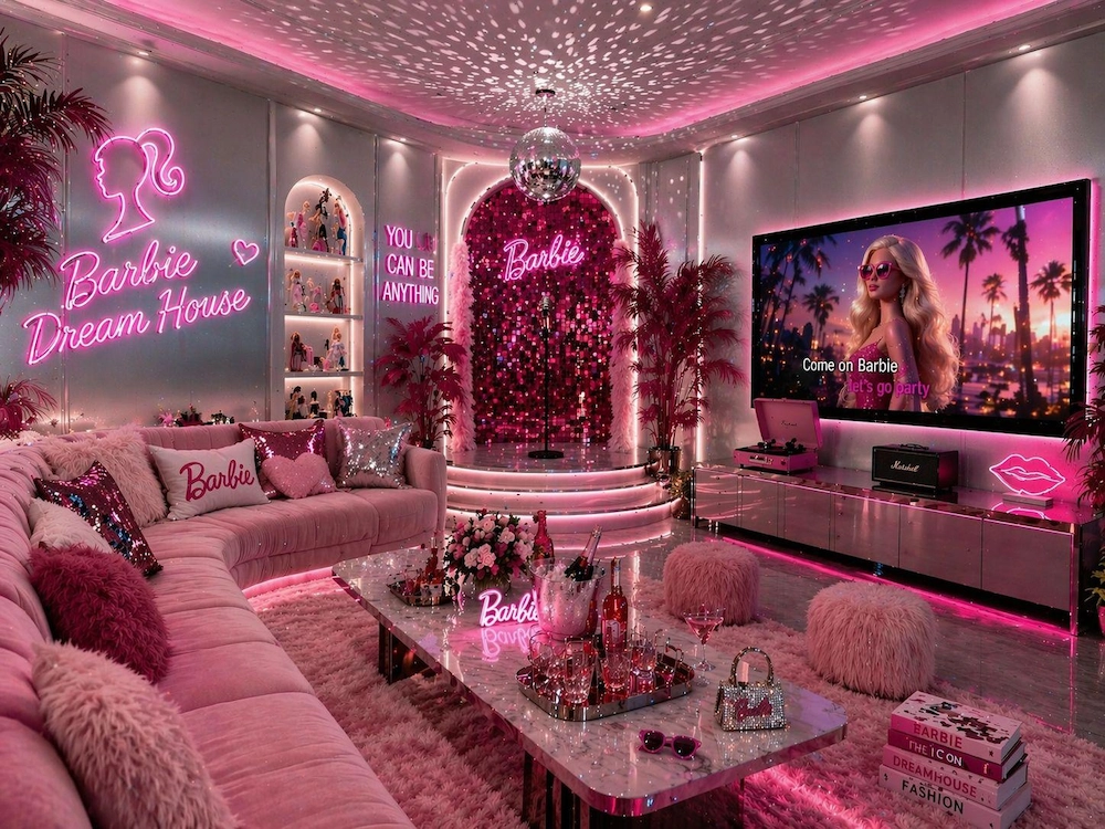 Karaoke-Raum Barbie